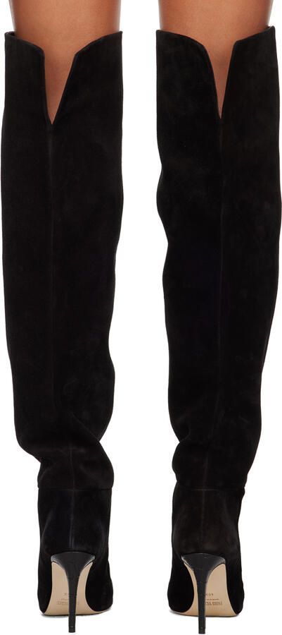 Paris Texas Black Stiletto Boots - Picture 2