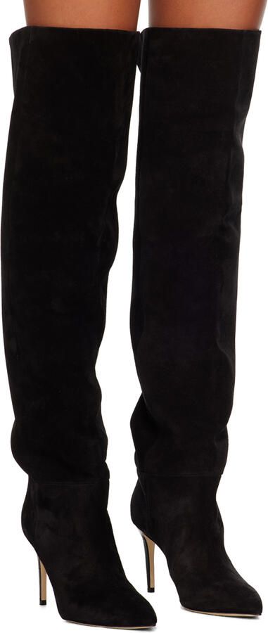 Paris Texas Black Stiletto Boots - Picture 3