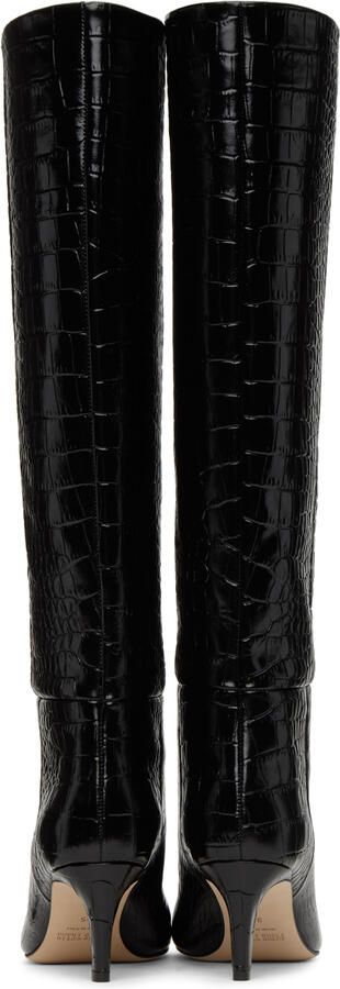 Paris Texas Black Stiletto Boots - Picture 5