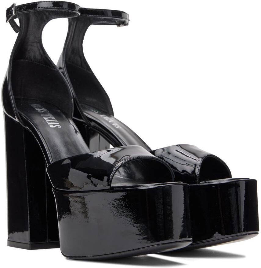Paris Texas Black Tatiana Platform Heels