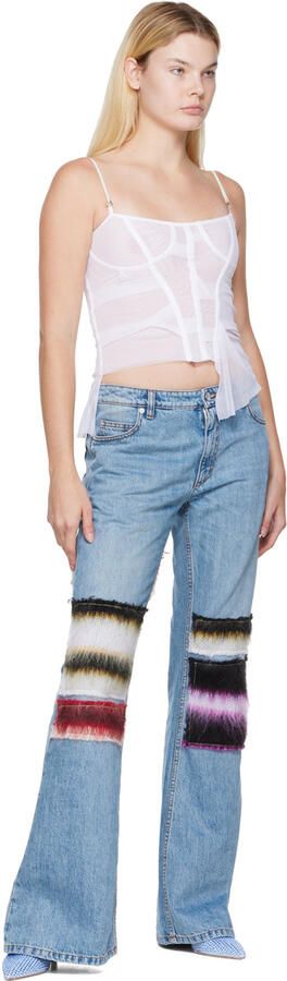 Paris Texas Blue Hollywood 75 Mules - Picture 4