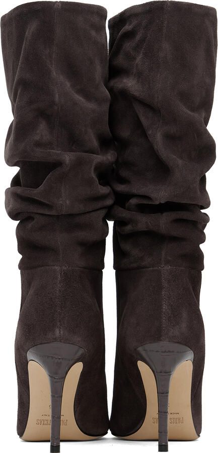 Paris Texas Brown Slouchy Boots - Picture 3
