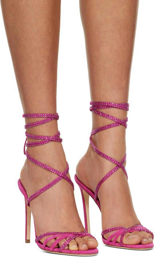Paris Texas Pink Holly Nicole Heeled Sandals - Picture 2