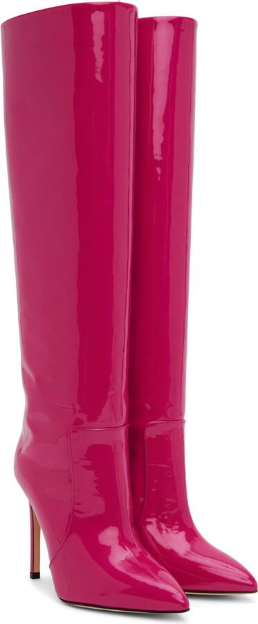 Paris Texas Pink Pointed Tall Boots