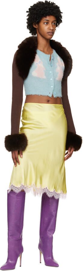 Paris Texas Purple Stiletto Boots - Picture 4