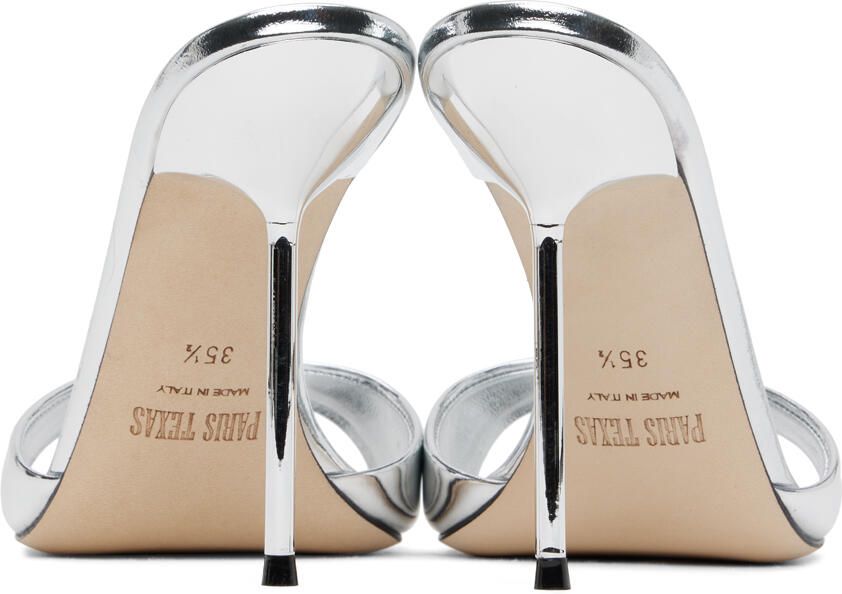 Paris Texas Silver Lidia Mules