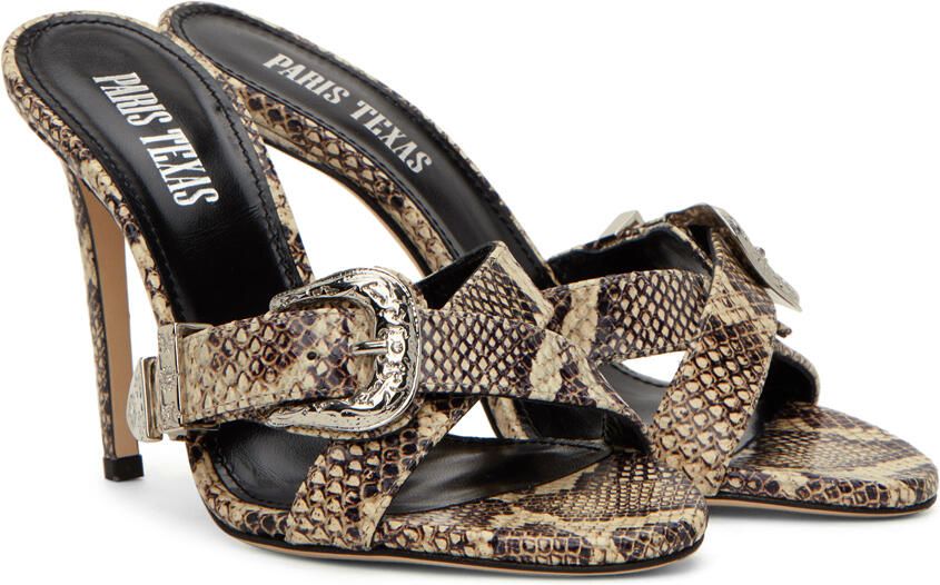 Paris Texas SSENSE Exclusive Off-White Regina Mules - Picture 2