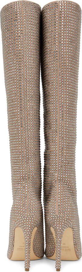 Paris Texas Taupe Holly Tall Boots - Picture 3