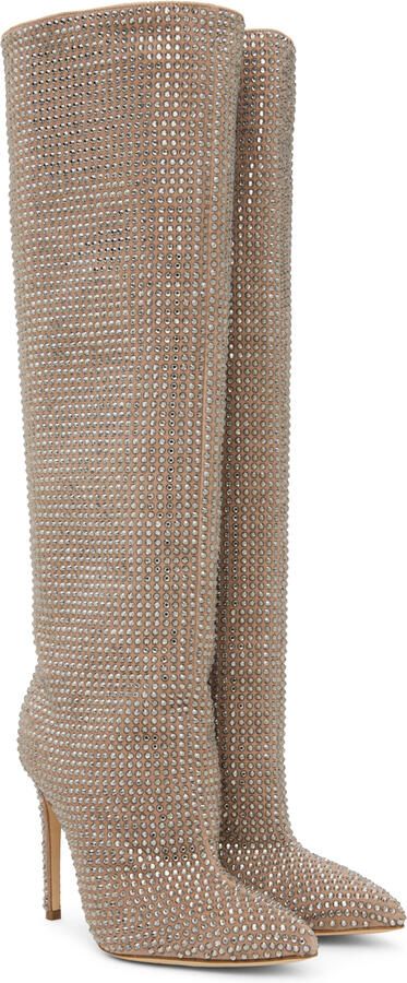 Paris Texas Taupe Holly Tall Boots - Picture 2