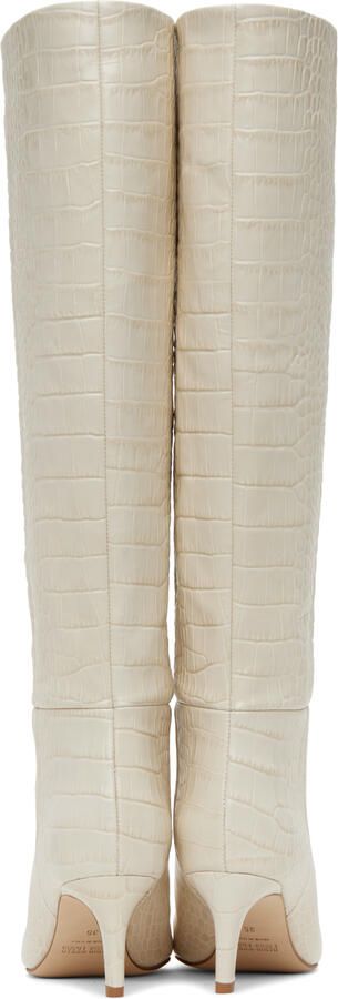 Paris Texas White Stiletto Boots - Picture 5