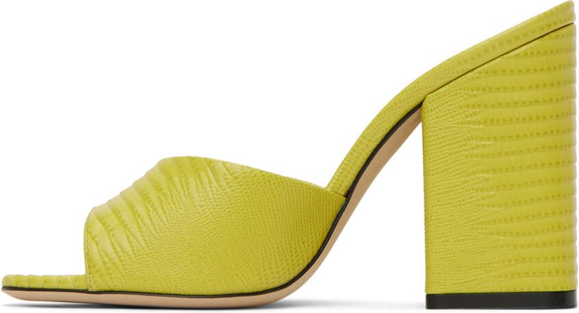 Paris Texas Yellow Anja Mules - Picture 3