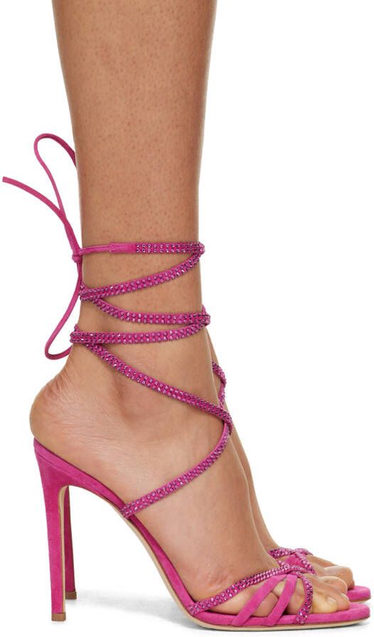Paris Texas Pink Holly Nicole Heeled Sandals - Picture 5