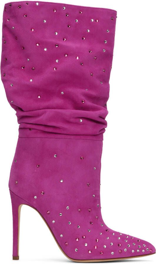 Paris Texas Pink Holly Slouchy Boots - Picture 6