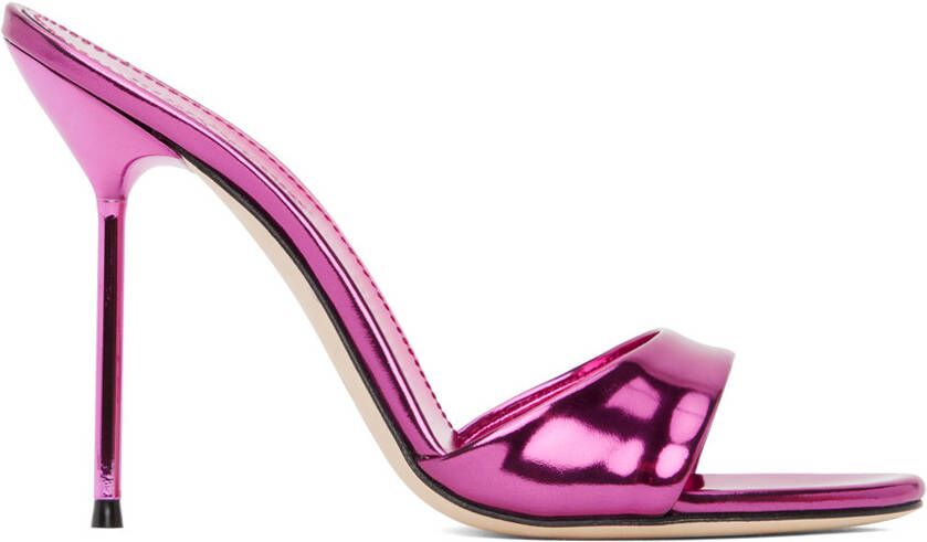 Paris Texas Pink Lidia Mules - Picture 4
