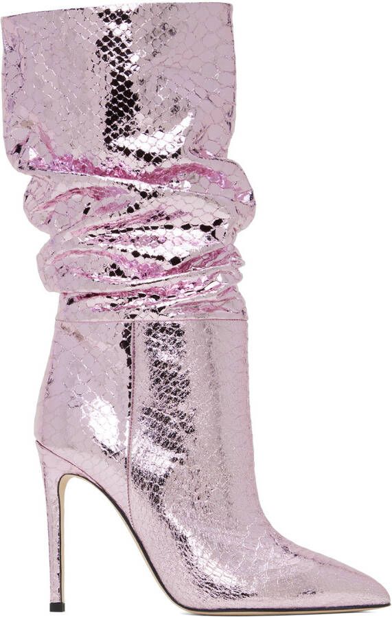 Paris Texas Pink Slouchy Boots