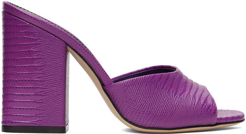 Paris Texas Purple Anja Mules