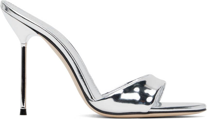 Paris Texas Silver Lidia Mules - Picture 5