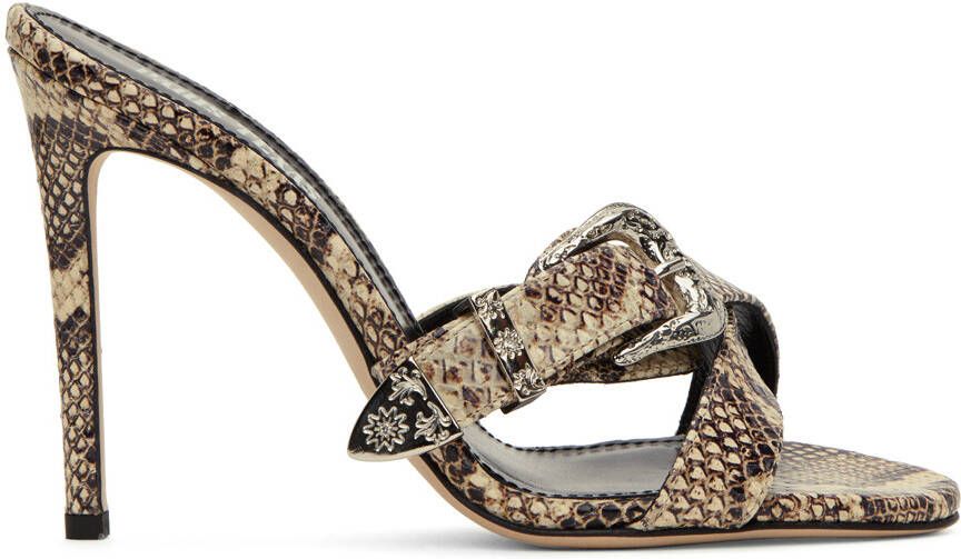 Paris Texas SSENSE Exclusive Off-White Regina Mules - Picture 5