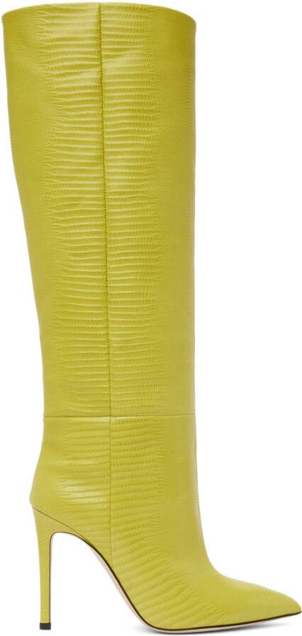 Paris Texas Yellow Stiletto Boots