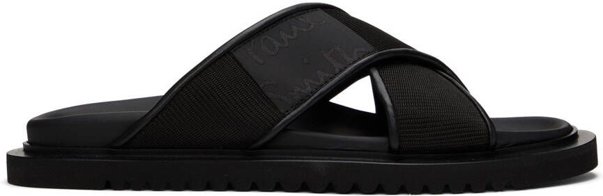 Paul Smith Black Vamori Sandals - Picture 4