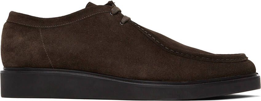 Paul Smith Brown Suede Uriah Lace-Ups - Picture 3