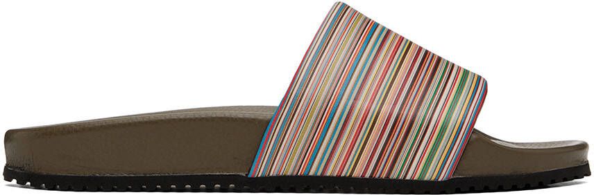 Paul Smith Khaki Dru Sandals