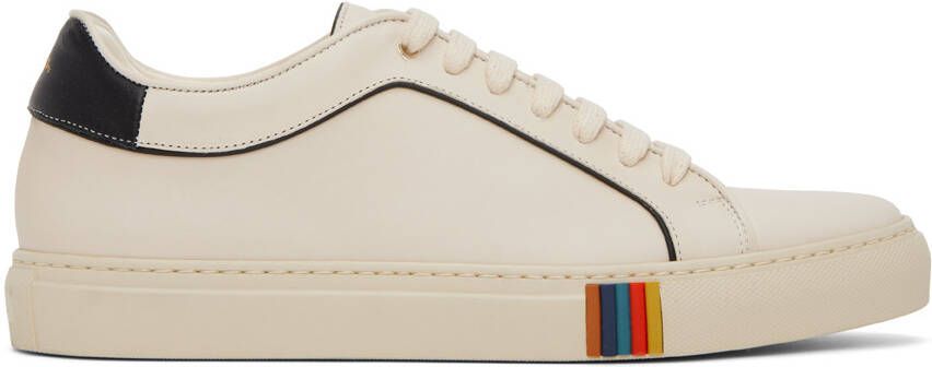 Paul Smith Off-White Basso Sneakers - Picture 5