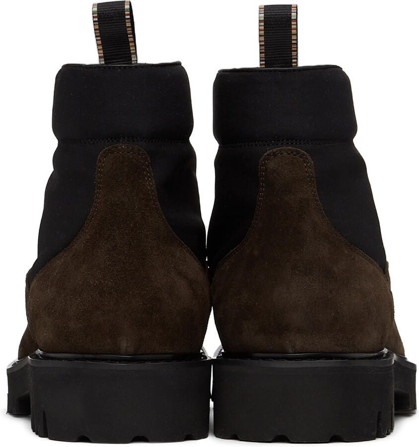 Paul Smith Brown & Black Suede Dizzie Boots
