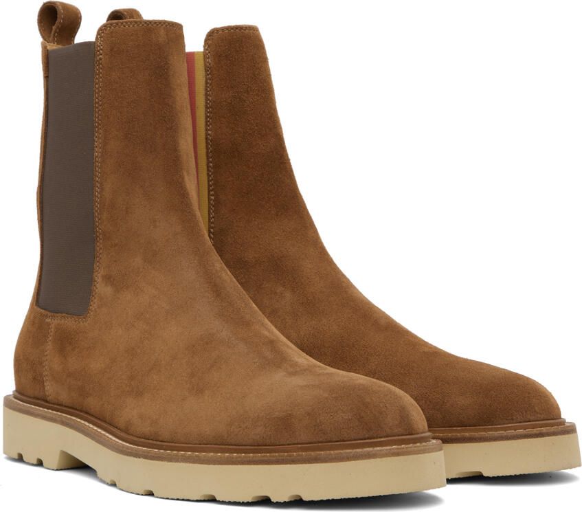 Paul Smith Brown Elton Chelsea Boots - Picture 2