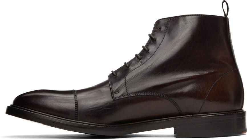 Paul Smith Brown Jarman Boots - Picture 3
