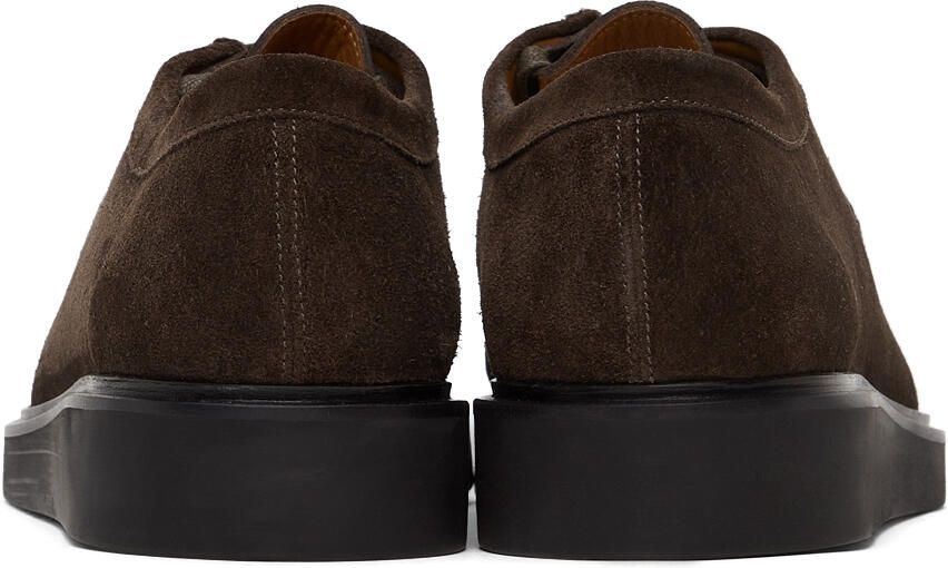 Paul Smith Brown Suede Uriah Lace-Ups