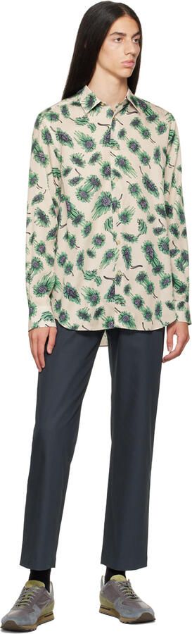 Paul Smith Gray & Khaki Jeco Sneakers - Picture 4