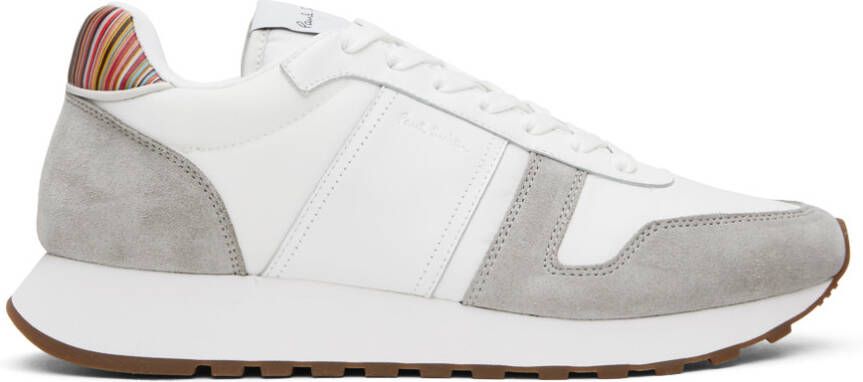 Paul Smith White & Gray Eighties Sneakers - Picture 2