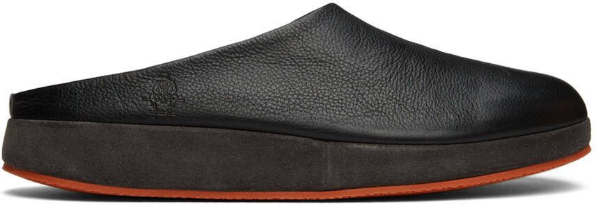 Paul Stuart Black Hampton Clog Loafers - Picture 3