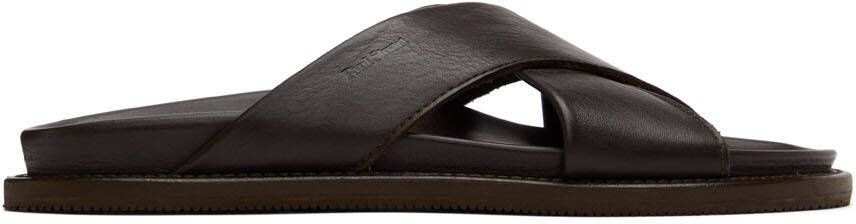 Paul Stuart Brown Punta Sandals - Picture 5