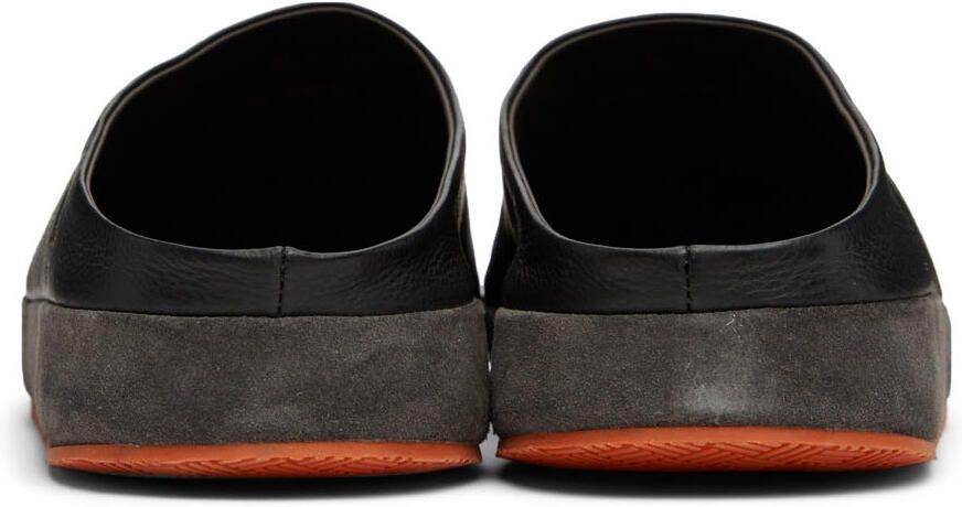 Paul Stuart Black Hampton Clog Loafers