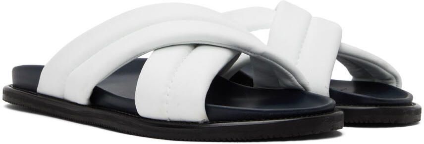 Paul Stuart White Porto Sandals - Picture 3