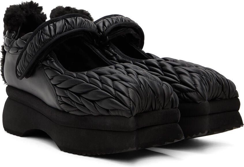 Paula Canovas Del Vas Black Diablo Mary Jane Sneakers - Picture 2