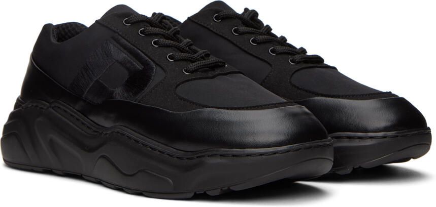 Phileo Black Runner Sneakers - Picture 2