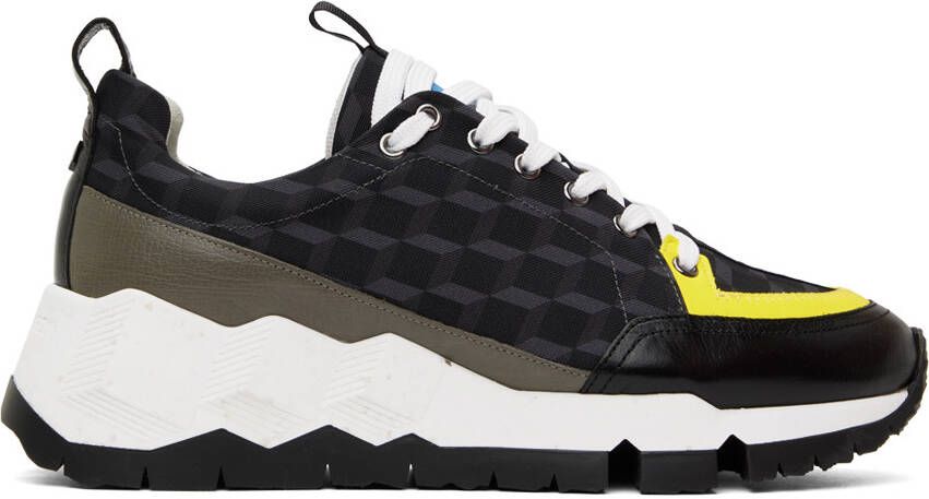 Pierre Hardy Black Planet Street Life Sneakers