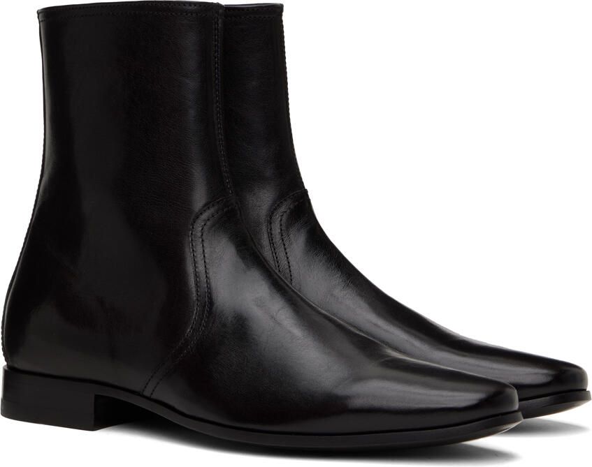 Pierre Hardy Black 400 Leather Chelsea Boots - Picture 2