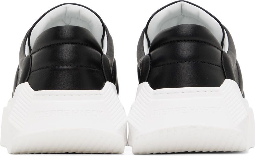 Pierre Hardy Black Cubix Leather Sneakers