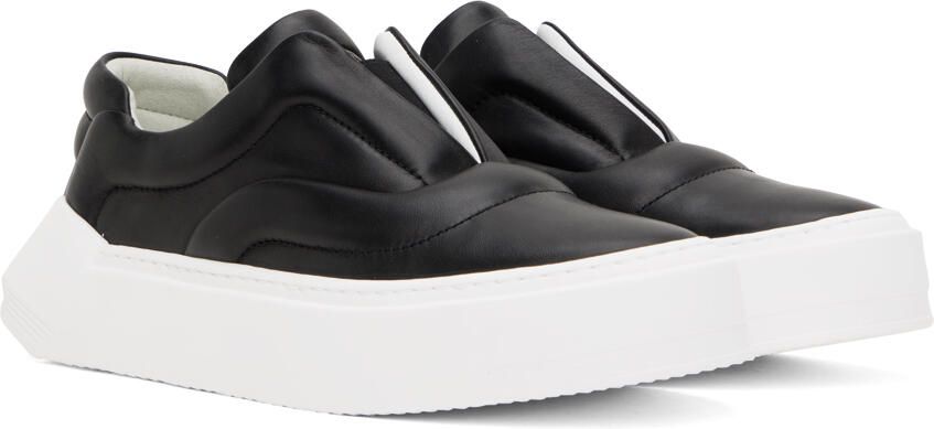 Pierre Hardy Black Skate Cubix Leather Sneakers - Picture 2