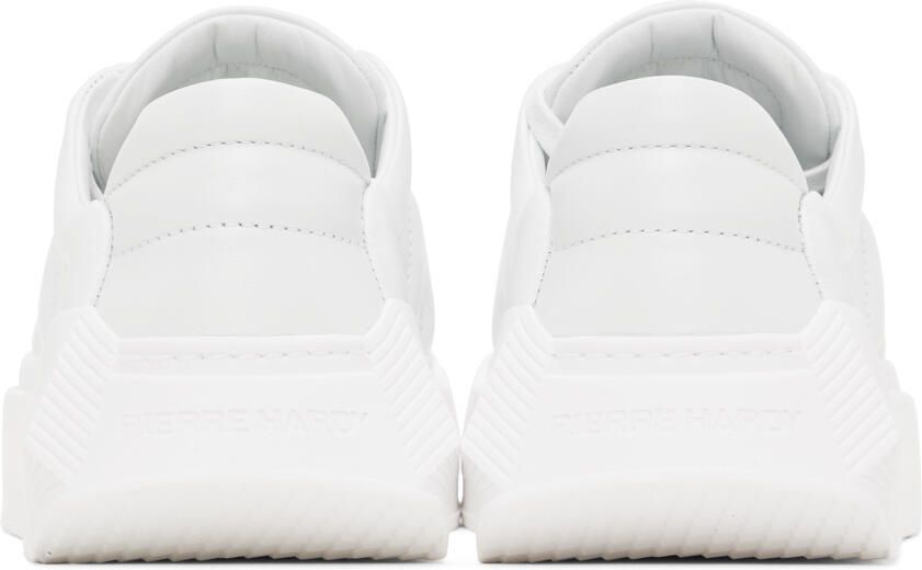 Pierre Hardy White Cubix Leather Sneakers