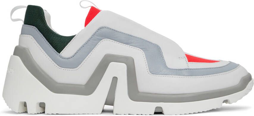 Pierre Hardy White & Pink Vibe Basket Sneakers - Picture 5