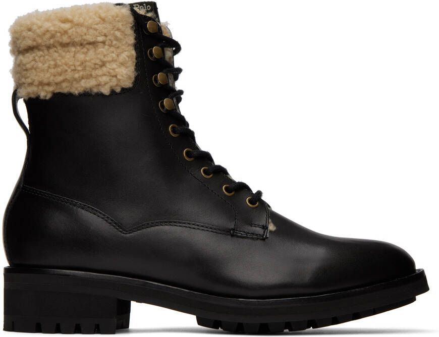 Polo Ralph Lauren Black Bryson Chelsea Boots - Picture 5