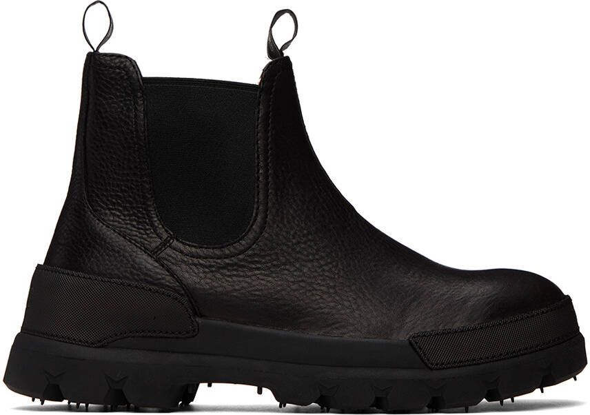 Polo Ralph Lauren Black Oslo Chelsea Boots - Picture 5