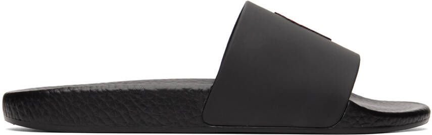Polo Ralph Lauren Black Pony Slides - Picture 5
