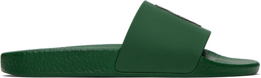Polo Ralph Lauren Green Polo Bear Slides