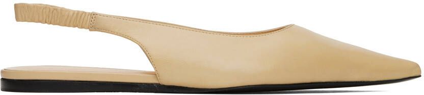 Proenza Schouler Beige Spike Slippers - Picture 5